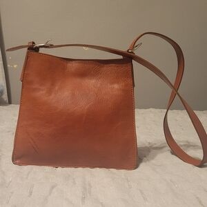 Vintage Field Manor Brown Leather Bag